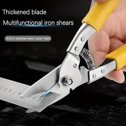 Heavy Duty Snips - Chrome Vanadium Steel, Multi-Purpose Shears for Stainless Steel, Wire Mesh, PVC & Craft Work
