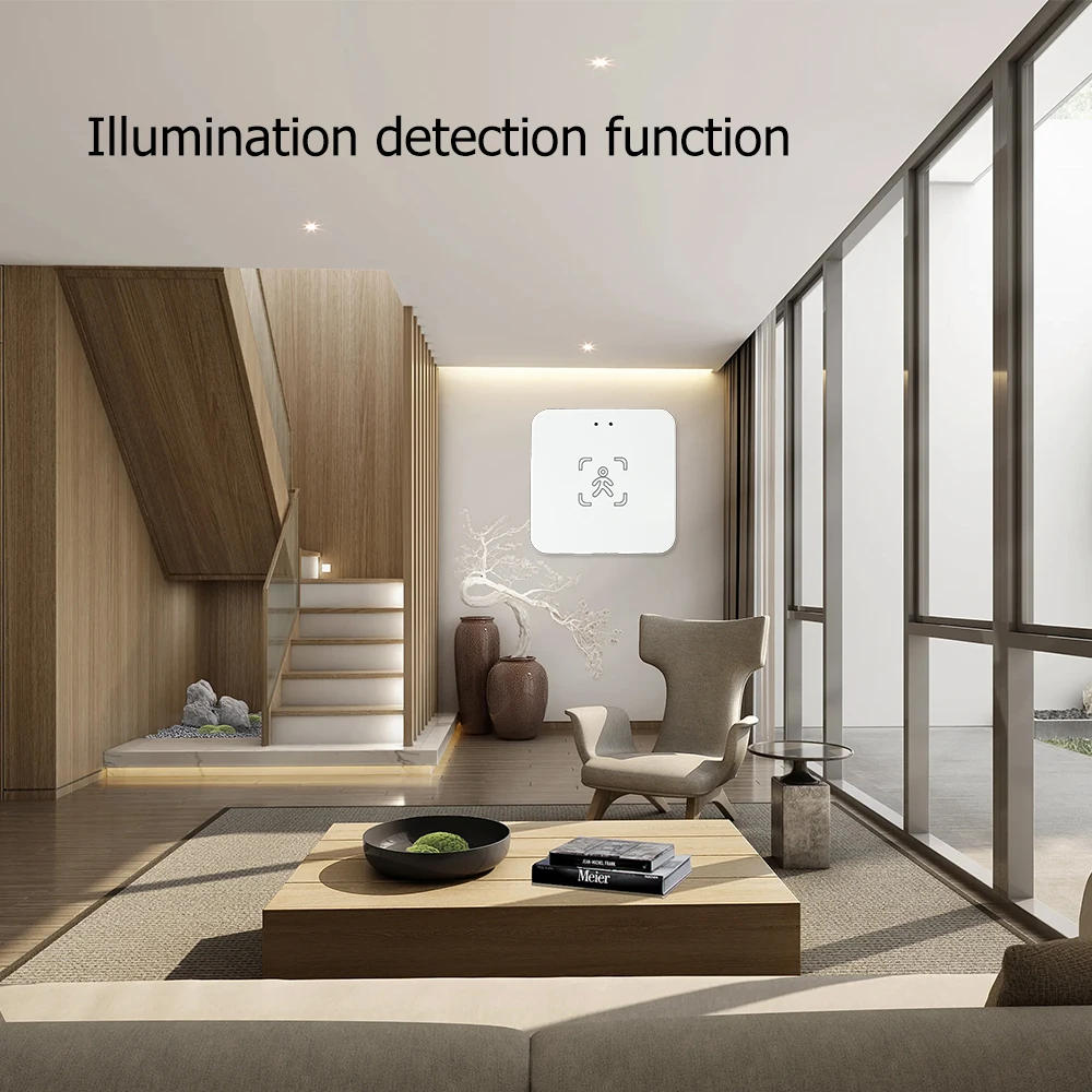 Sensor de presencia humana ZigBee Mini, Sensor de movimiento con Detector de iluminación, 3,0/Wifi, Mmwave, 5/110/220v, Tuya, Smart Life, DIY