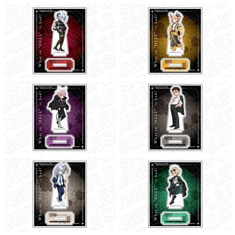 Game What in HELL Is Bad? Desktop Ornament Exquisite Product 10CM Acrylic Stand Model Plate Character Merchandise