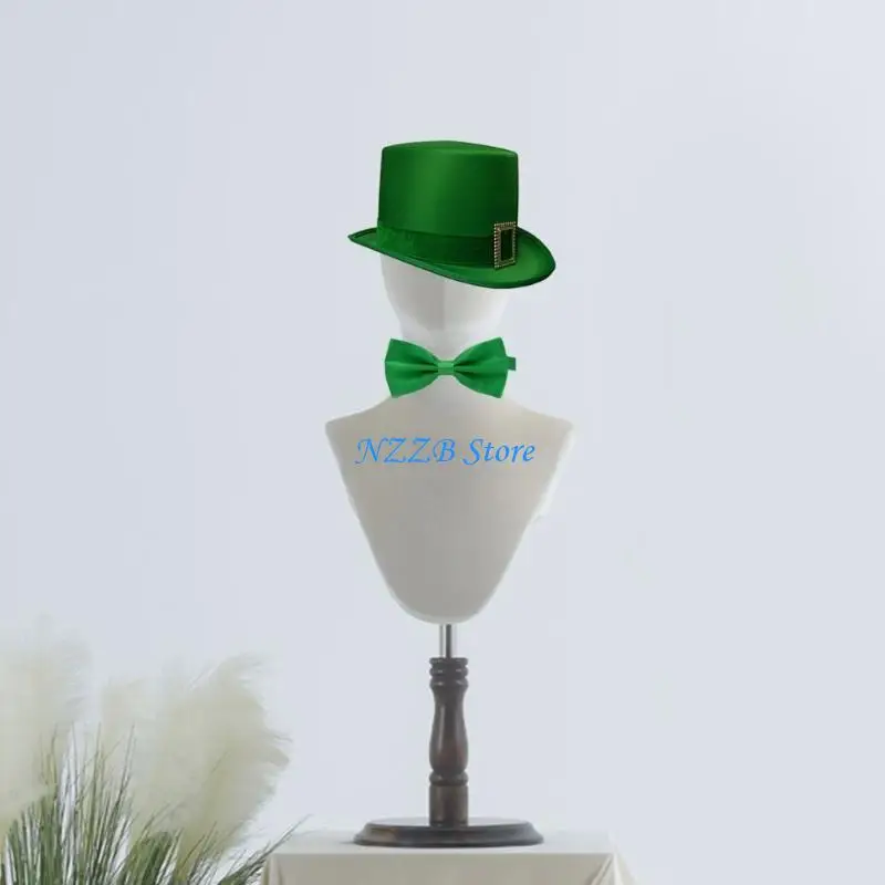 T21F Unisex Personality Fashion Hat Set Artistic Youth Hat Costume Magicians Hat for Costume and Stage Shows