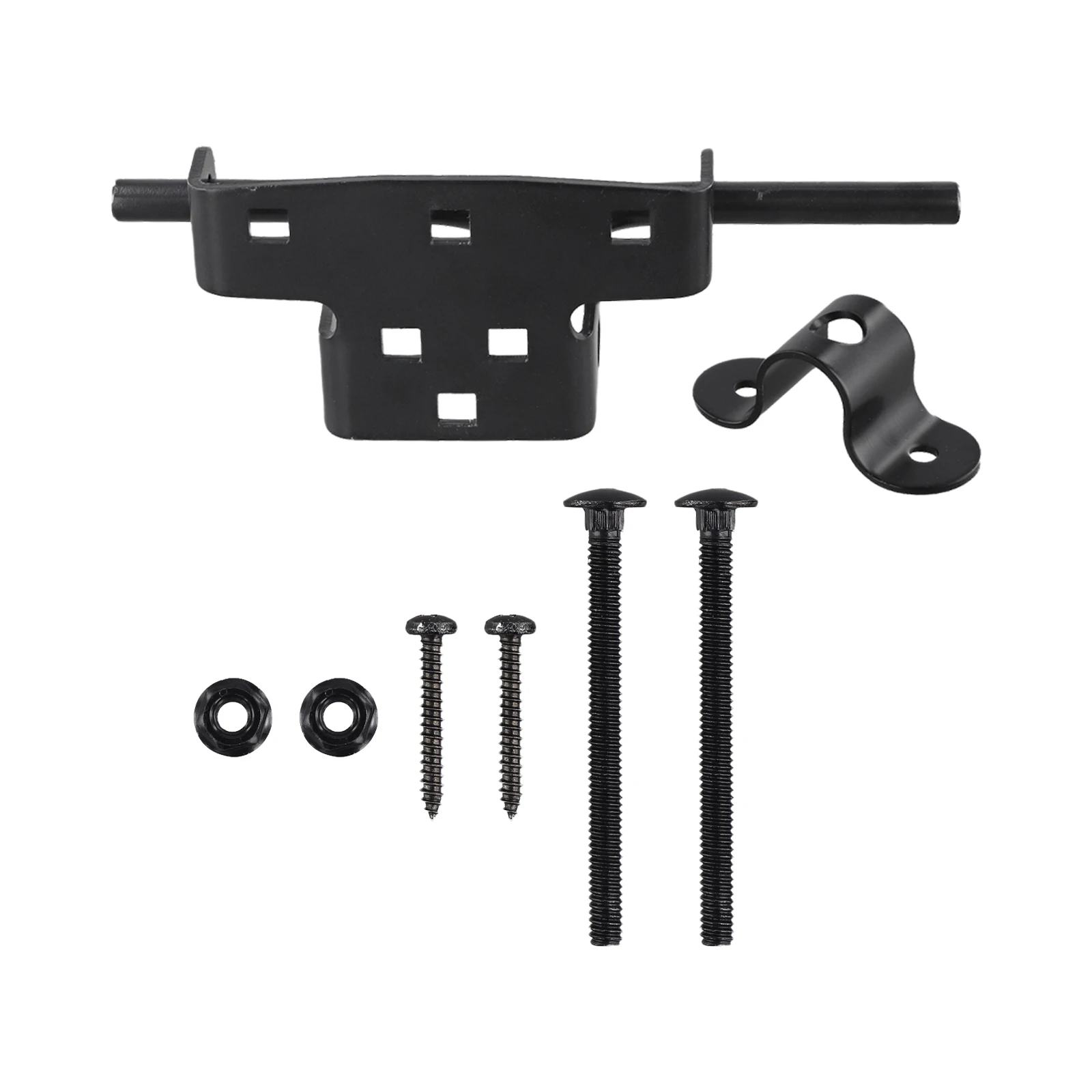 Sliding Bolt Door Lock Compatible with For Wooden Fence Doors Garden Patio Doors Exterior House Entry Security Hardware