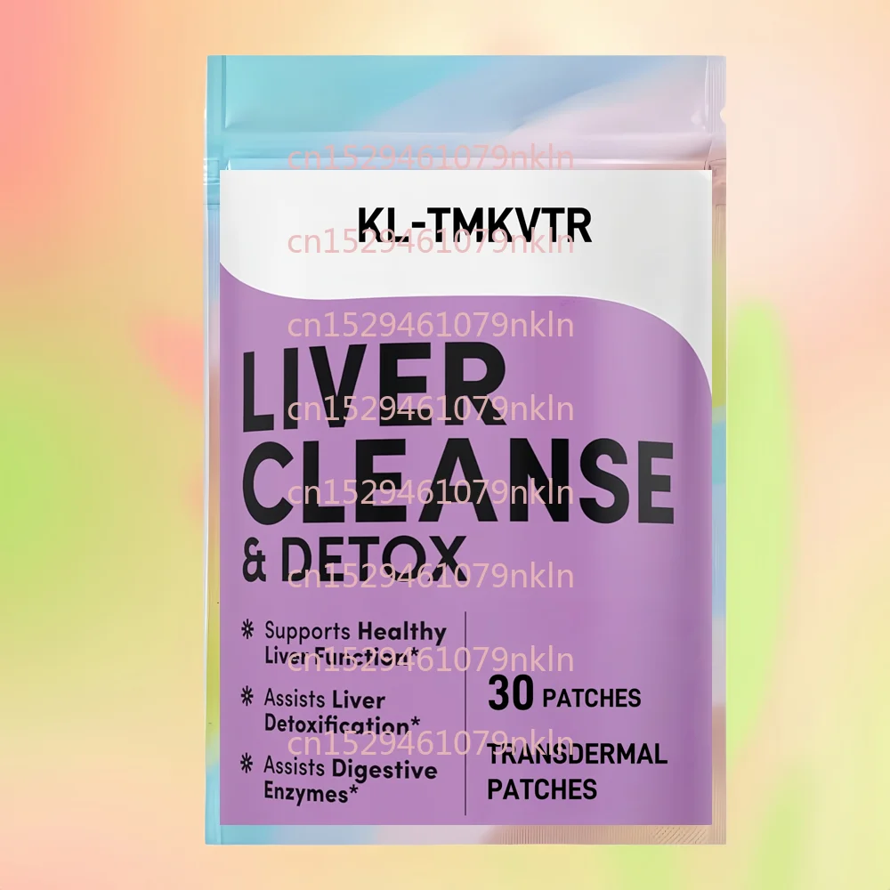 

30 Patches Liver Cleanse Detox & Repair Transdermal Patches with Milk Thistle, Dandelion Root for Liver Health Support