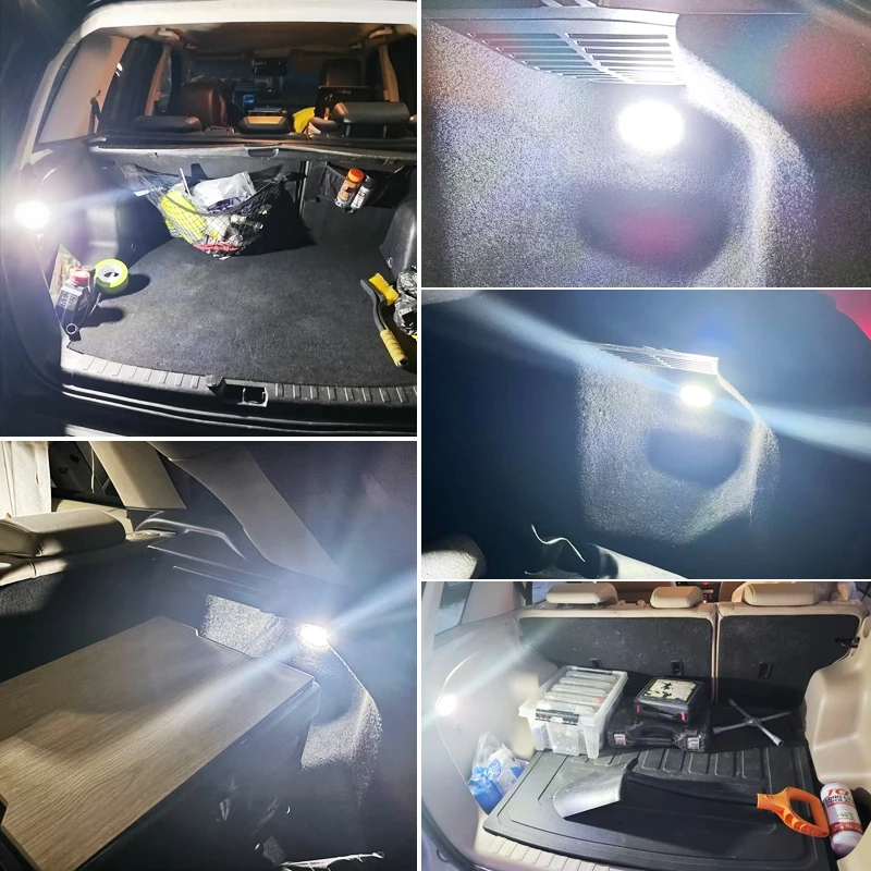 White Car LED Luggage Compartment Light Trunk Boot Lamps For Land Rover Range Rover Evoque L538 Freelander 2 L359 LR2 No Error