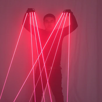 레드 레이저 장갑, 650nm LED 안경, 고출력 거친 빔 레이저 캐논 라이트, DJ 클럽용 LED 로봇 슈트, 팜 라이트