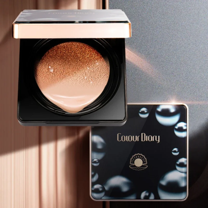 COLOUR DIARY Air Cushion BB Cream Black Pearl Magic Cube Concealer Moisturizing Waterproof Long-lasting Shezi Facial Makeup