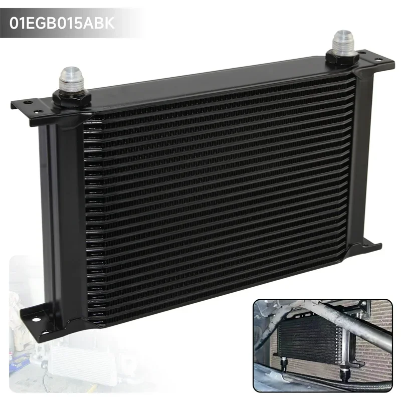 25 صف 8AN مبرد زيت ناقل الحركة العالمي للمحرك 3/4 بوصة UNF16 AN-8