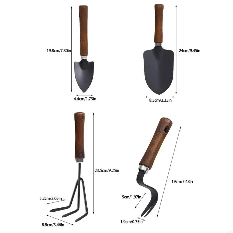 Ergonomic Handle Gardening Tool for Easy Soil Cultivation in Garden Balconies C7AC