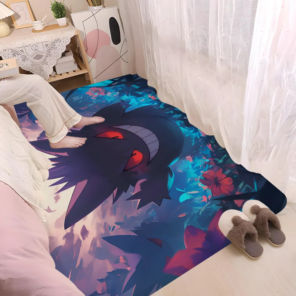 P-Pokemon-Gengar Bath Mat Nordic Style Home Doormat Bathroom-Toilet Mats Bedroom Welcome Doormat