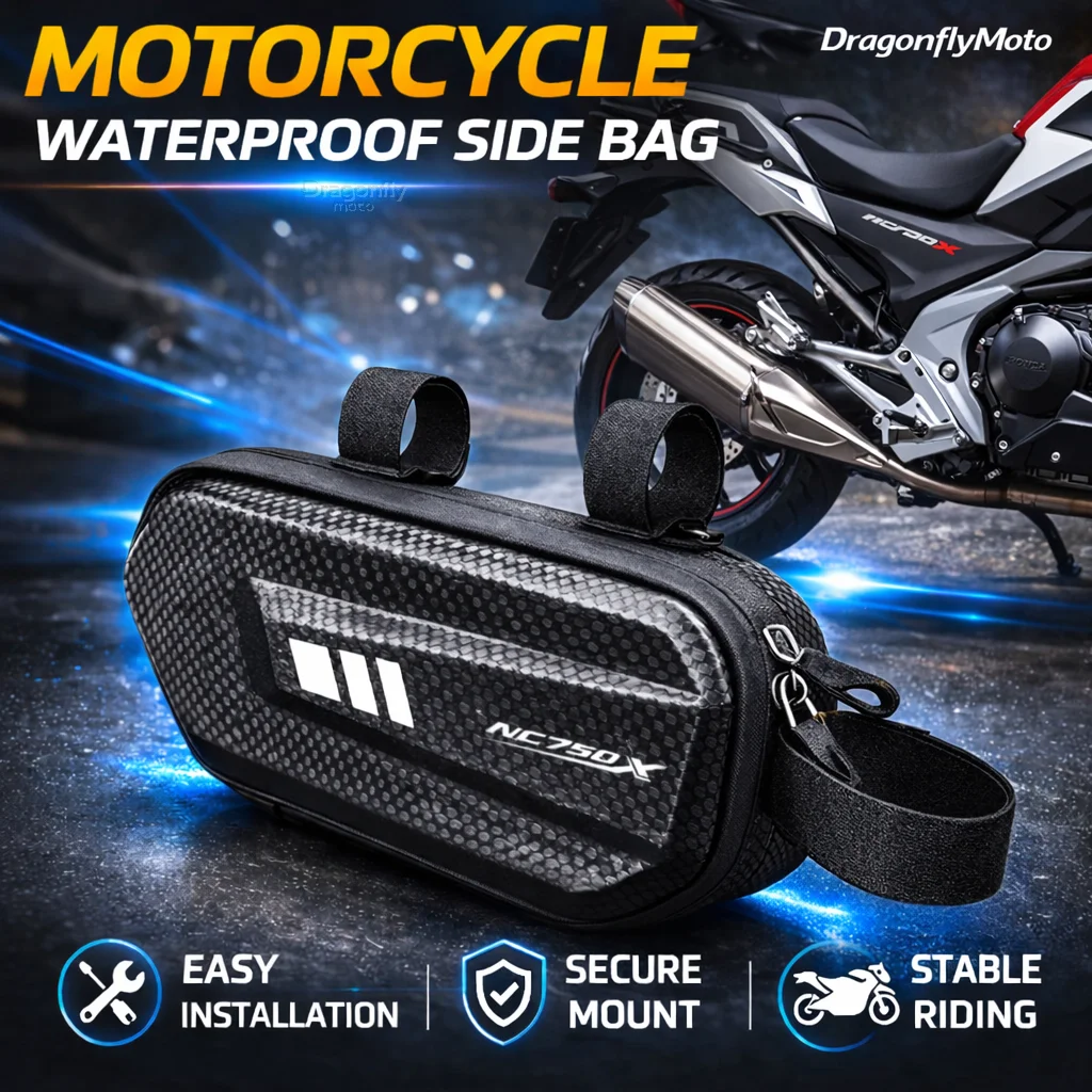 

Большая вместительная боковая сумка для мотоцикла HONDA NC750X NC 750X NC750 X 2014-2020, водонепроницаемая многофункциональная сумка для хранения вещей