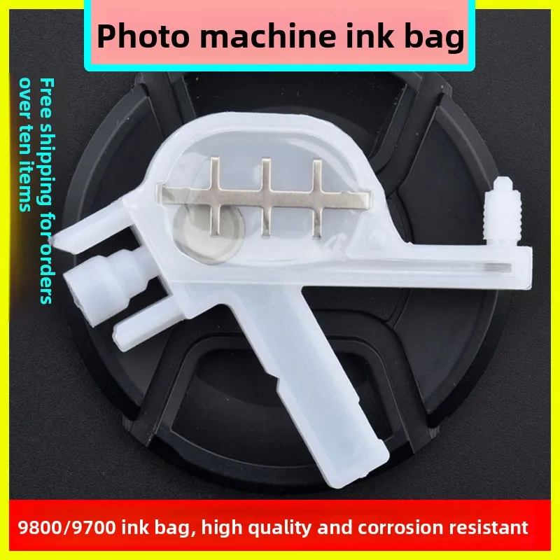 10PCS DX4 4G Printhead Ink Bag, Pressure Motor Ink Supply Replacement Parts for Epson 7600 9600 Photo Printer