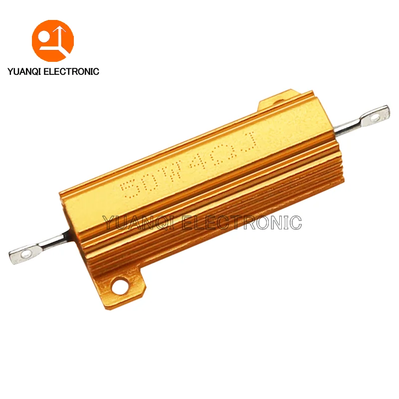 50W 100W Aluminum Power Metal Shell Case Wirewound Resistor 0.01R 100K 1 4 6 7 8 10 20 200 500 1K 3.3K 10K ohm resistance RX24 image_1
