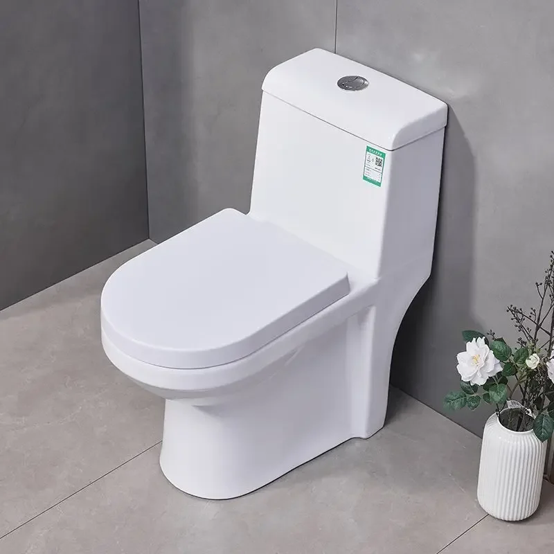 Household toilet, small apartment bathroom, large diameter, super swirl siphon, toilet