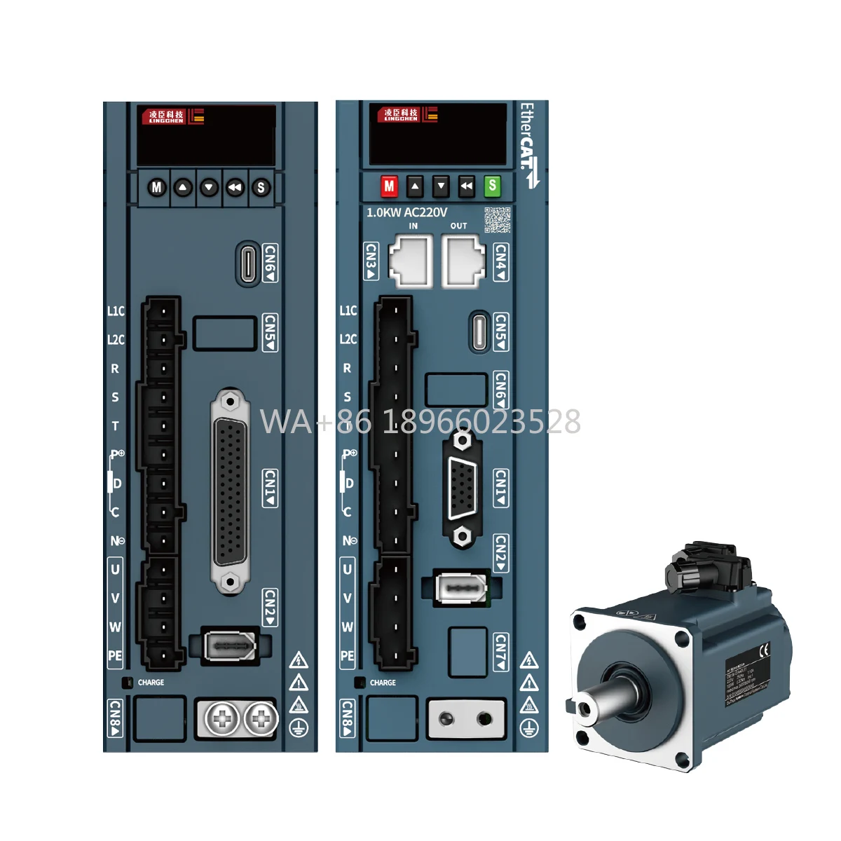 

Микросерводвигатель Inovance 400 Вт, цифровой сервопривод переменного тока без тормоза