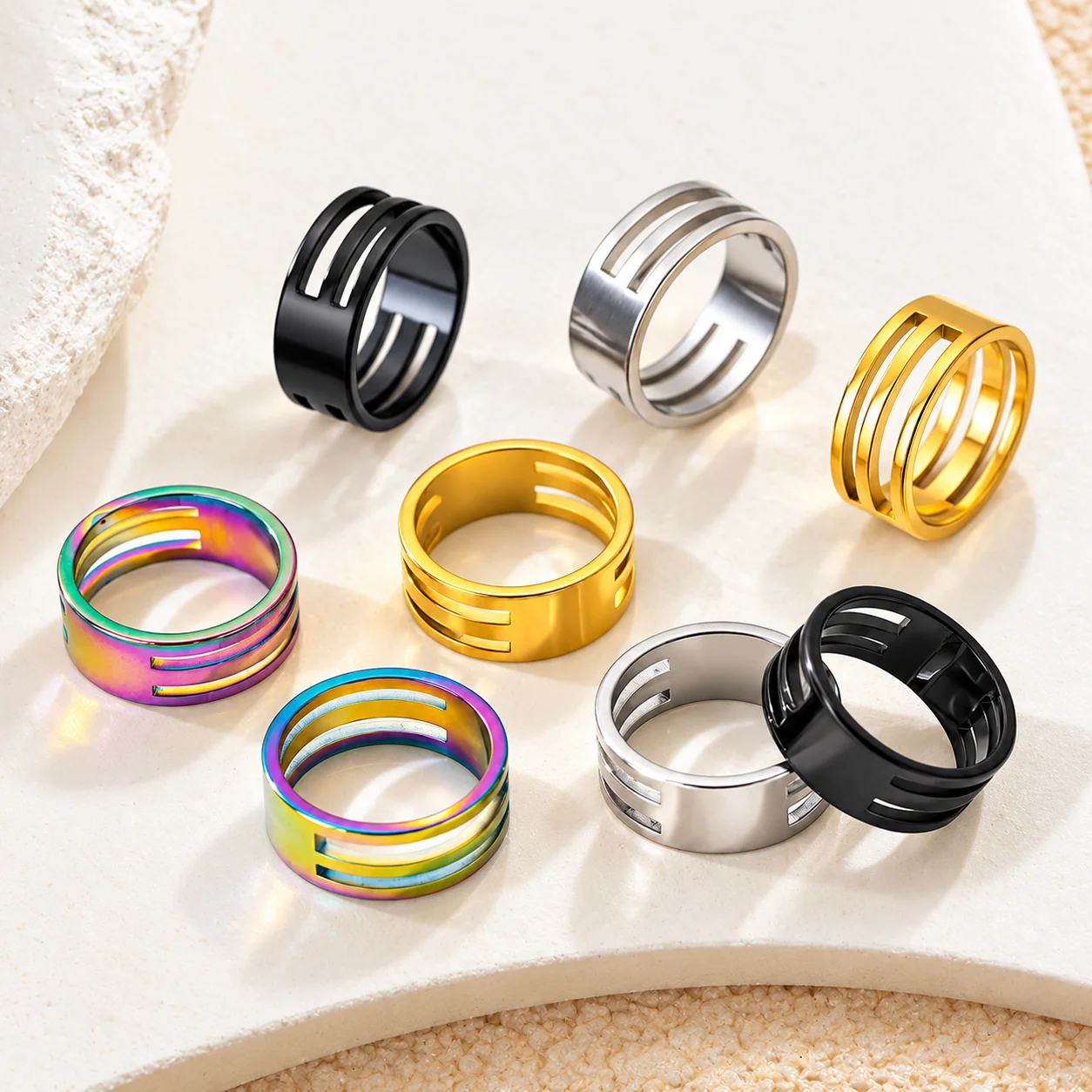 5Pcs/lot Stainless Steel Jump Rings Opening Tools For Finger Ring Opener DIY ewelry Making Materials Supplies Accessories