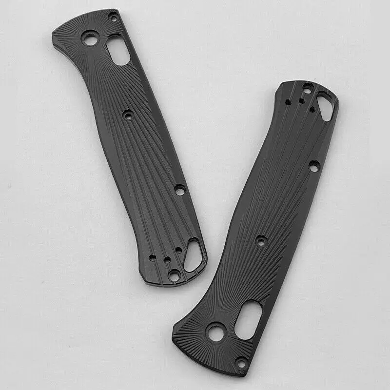 1 Pair Aluminium alloy Handle Scale for Benchmade Bugout 535 Radial Stria