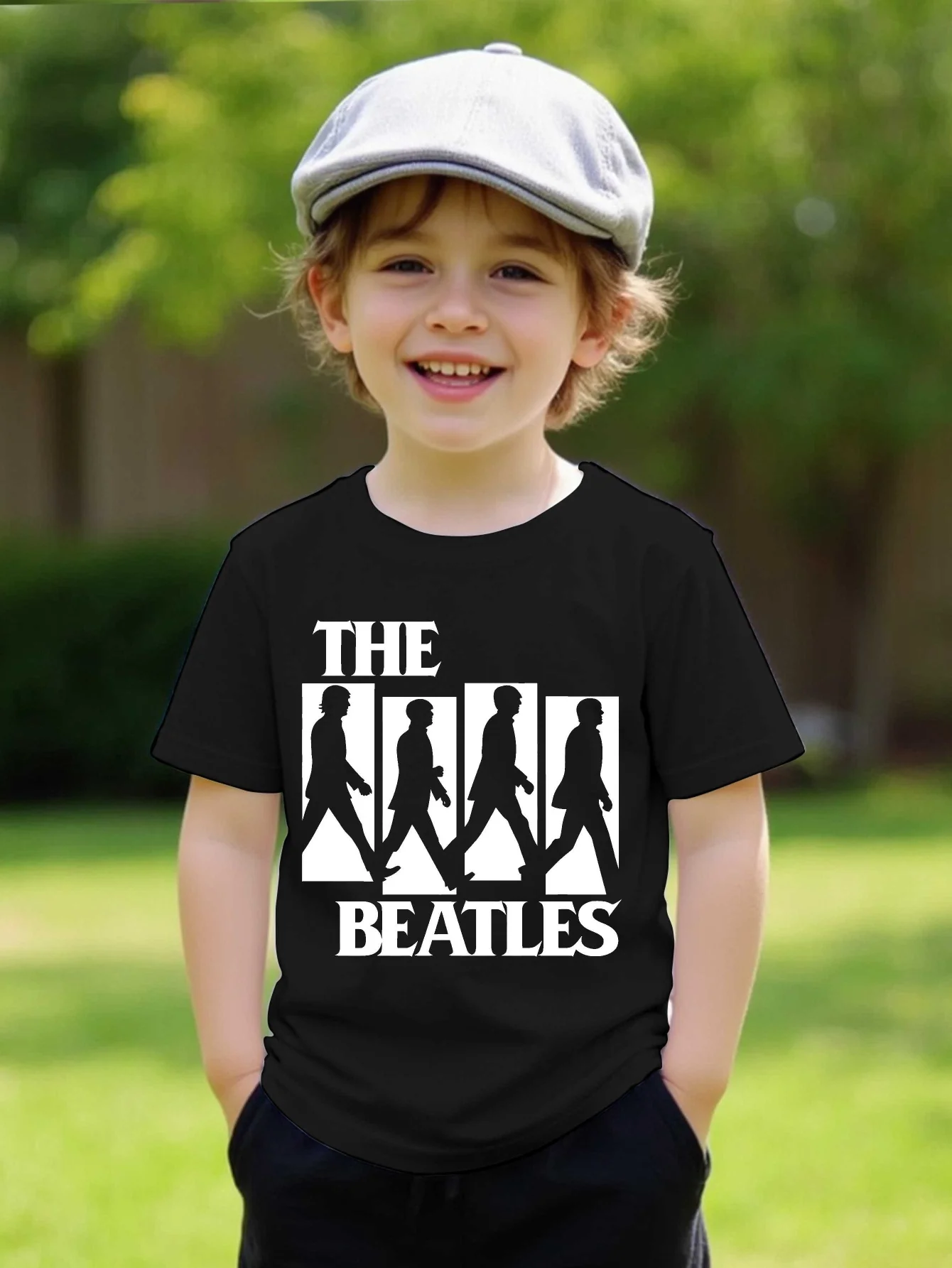 

The Beatles Kids T-Shirt Boys and Girls Cotton Tees Short Sleeve Rock Band Children's T-shirt Y2k Tops Kids Clothes Streetwear