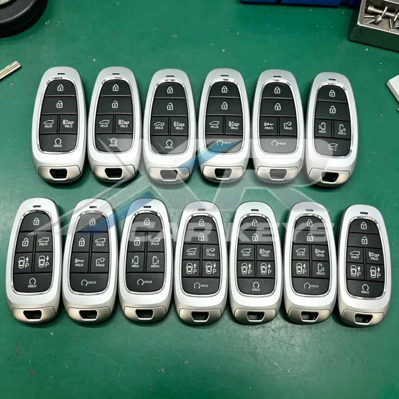 5/6/7Buttons For Hyundai Santa Fe GN7 Solaris Sonata Hybrid Grand LAFESTA CUSTO Ionic Grandeur Replacement Shell Remote Key Case