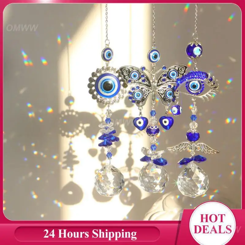 Sun Catcher Captivating Exquisite Captivating Blue Eye Pendant Demon Eye Crystal Pendant Best-selling Blue Eye Unique Elegant