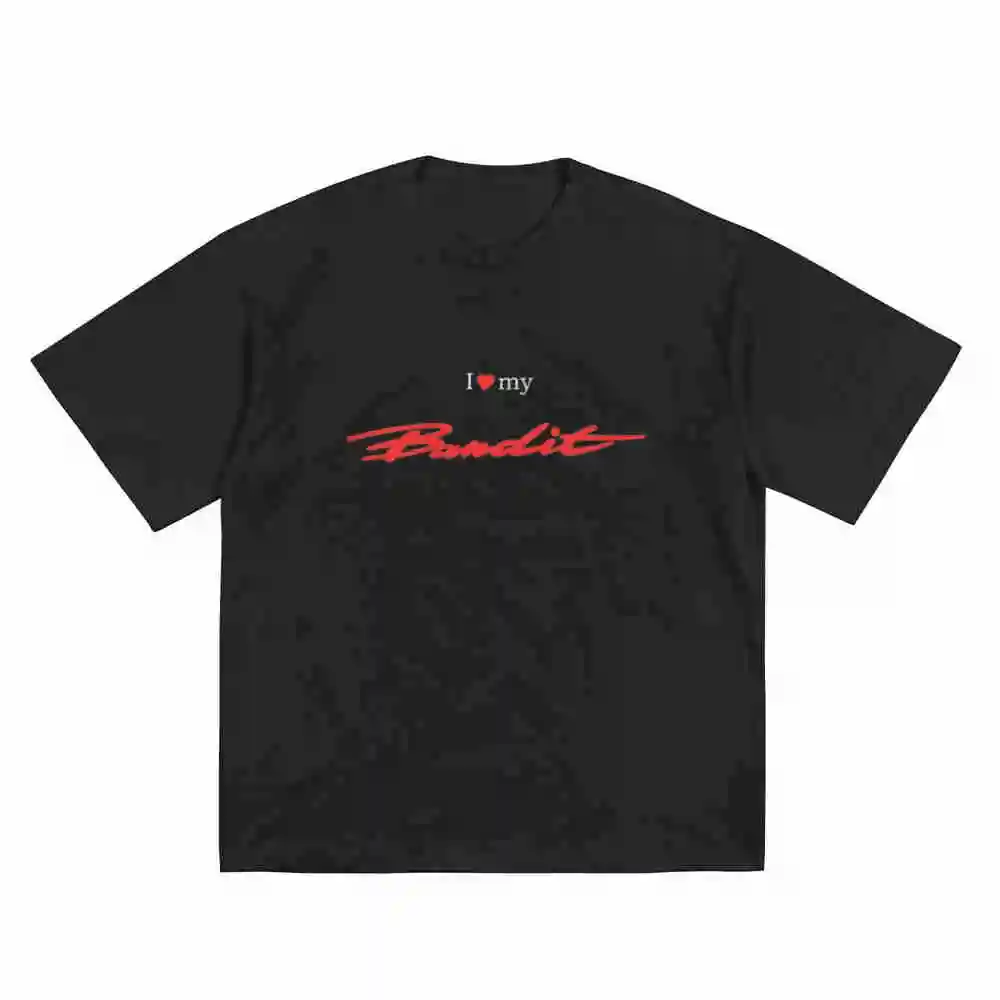 Bandit Motorcycle Short Sleeve Tee 100% Cotton T-Shirt