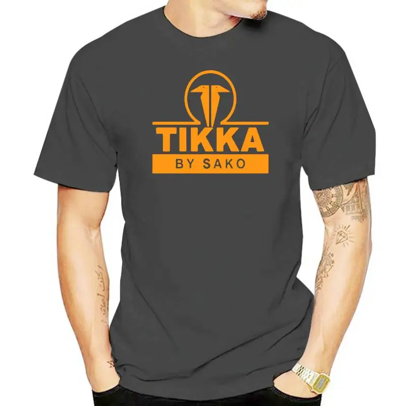 New Tikka By Sako Finland Firearms Logo Men Black T Shirt Size S To 3xl Youth Gift Cotton 100%