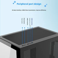 Power Train Dreamland PRO ATX Motherboard PC Gaming 360 Water-Cooled Sea View Room Double-Sided Glass Gaming Computer Case 3