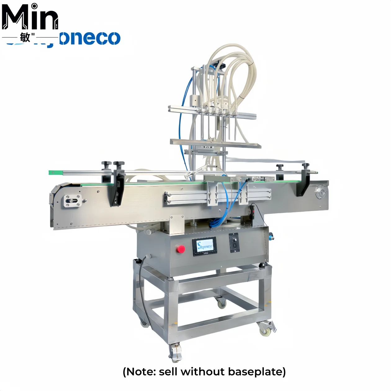 Fully Automatic 6 Head Stainless Steel Piston Gear Pump Liquid Filling Machine High Precision Bottle Can Filler