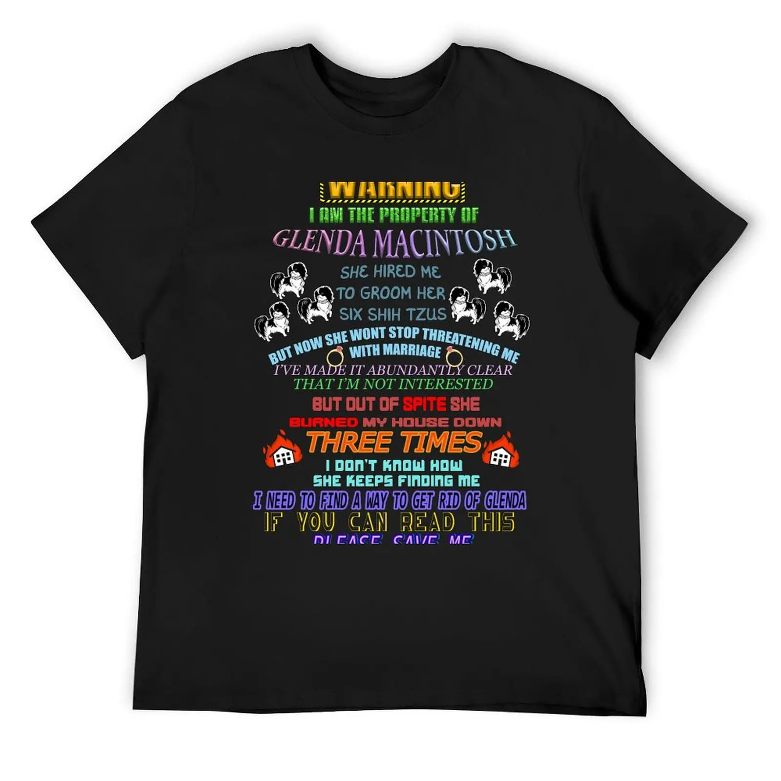 

Weirdly Specific - Glenda T-Shirt oversize t-shirts man summer top sports fans sweat mens graphic t-shirts anime