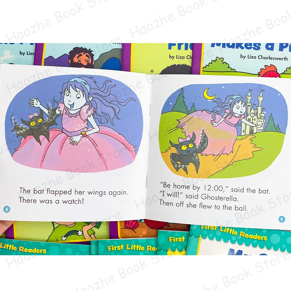 Imagem -04 - Primeiro Nível e & f Leitores Livretos para Crianças Inglês Livros Ilustrados Montessori Ensino Aids Aprendizagem Aids para Professor