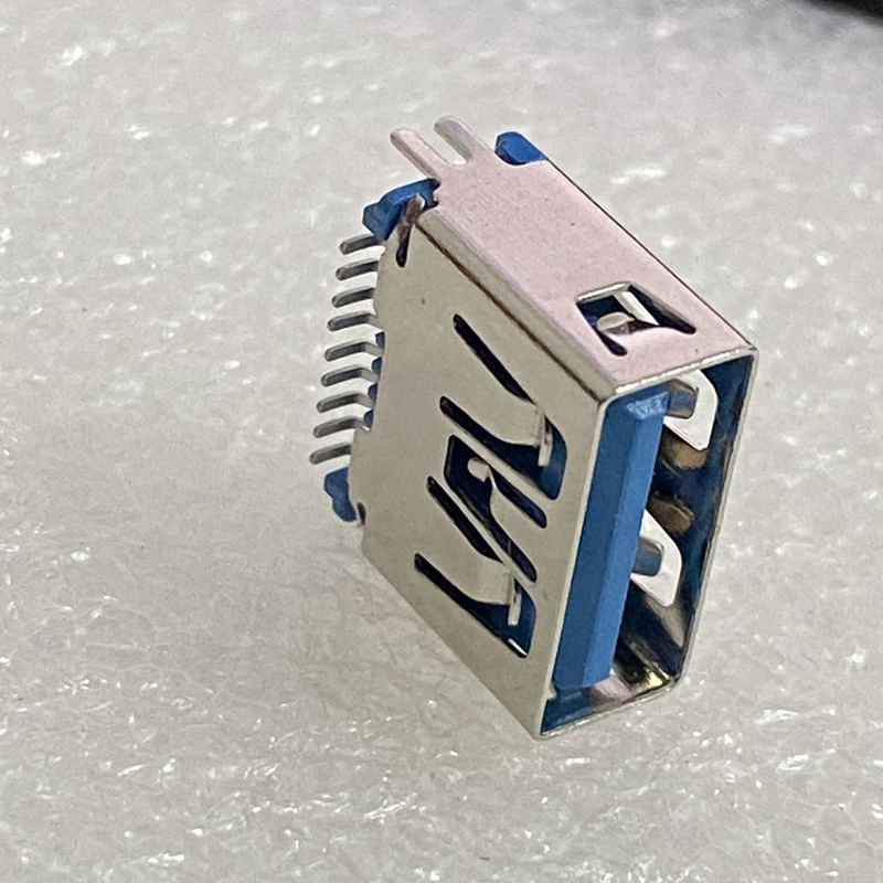 USB 3.0 Typ-A Buchse 9-Pin Rahmenlos Blau Verklebter SMD-Anschluss PCB-Lötanschluss USB-A Buchsenanschluss Ersatzteile zur Reparatur – Detail 8