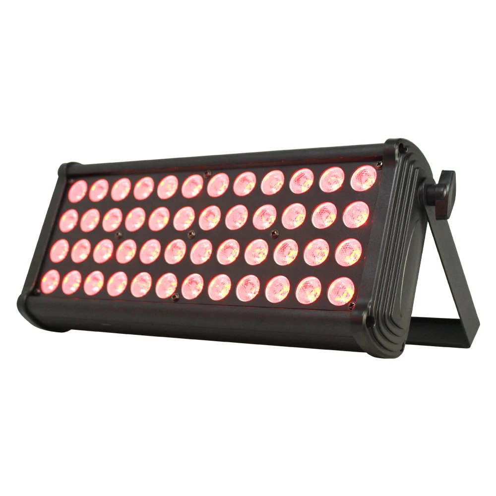 4 Buah/Lot Lampu Panggung Kecerahan Tinggi Profesional 48 Buah * 3W LED Mini Lampu Par Strobo untuk Pesta Natal Pernikahan