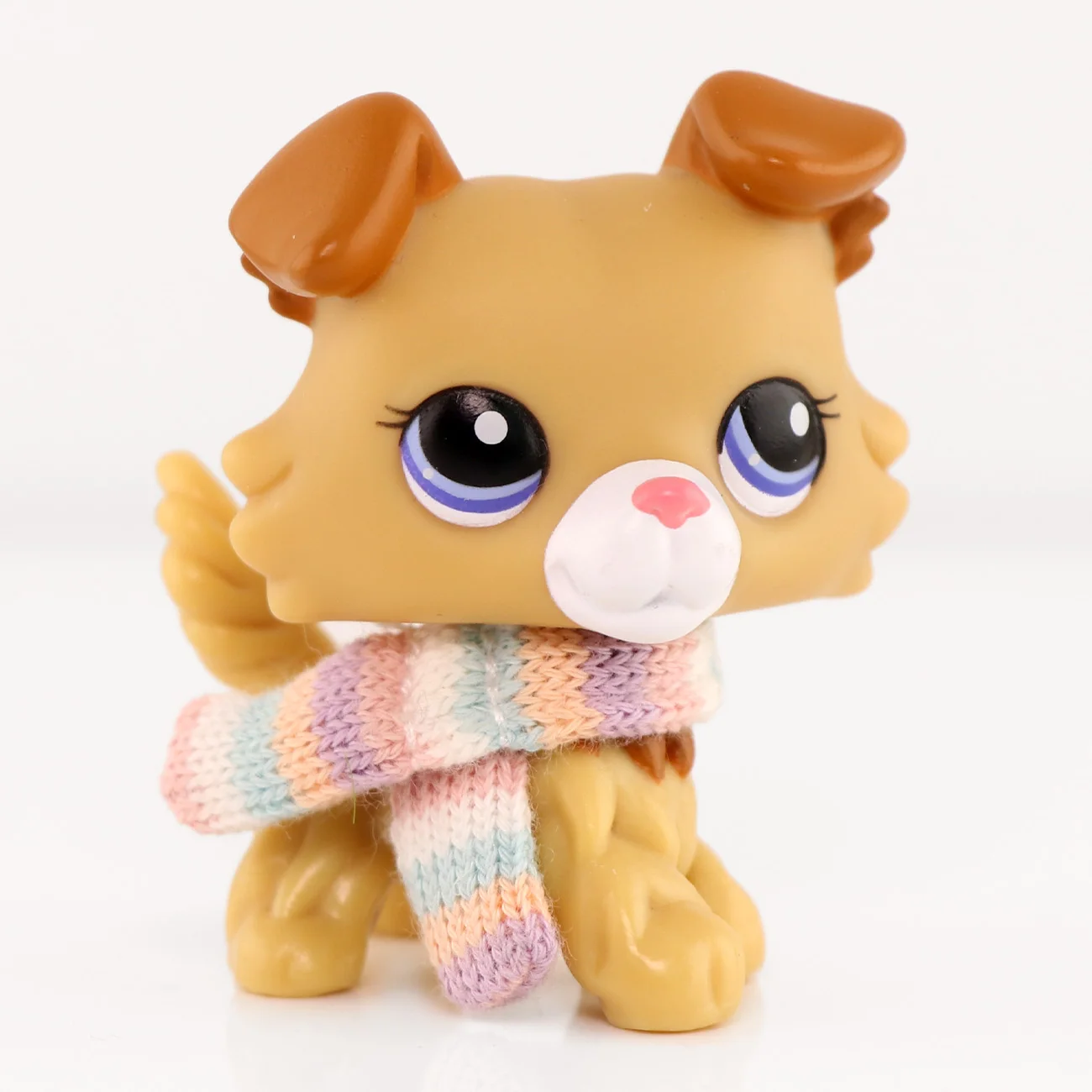 ميني شوب الحيوانات الأليفة الشكل كولي #2452 ألعاب الكلاب مع الملحقات أفضل هدية لعبة الأطفال #4