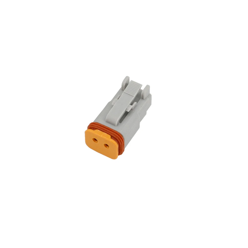 1 Set 2 Pin DT Male Female Gray IP67 Waterproof Electrical Wire Connector with Solid Contact and Seal Plug DT06-2S/DT04-2P-L012