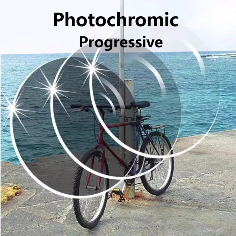 

1,56 1,61 Асферические прогрессивные фотохромные линзы по рецепту Линзы для солнцезащитных очков Одновидение на открытом воздухе серовато-коричневый