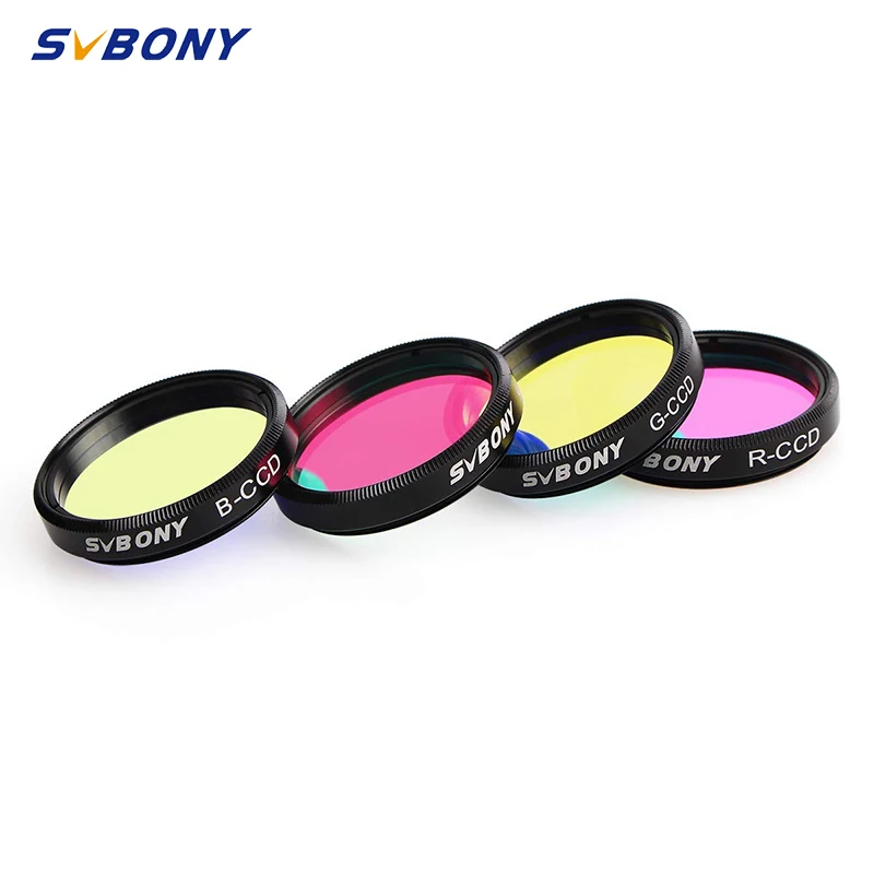 

SVBONY F9170AB 1.25" / 2” LRGB Imaging Filter Set Anti-reflection Coated M28.5x0.6/M48.5x0.75 Suitable for Deepsky CCD Imaging