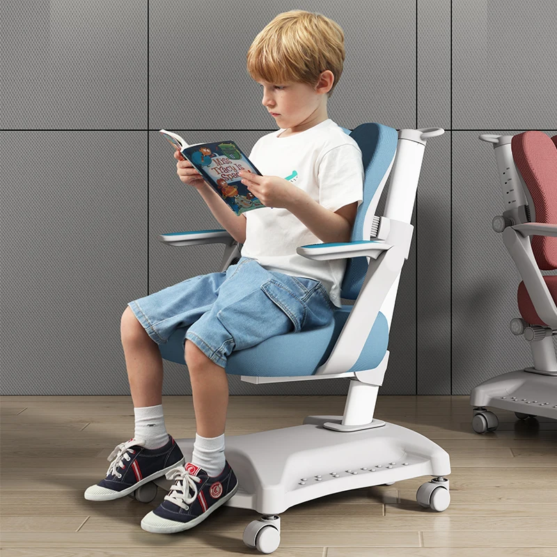 Studeerstoel Designer Fauteuil Kind Meisje Kinderen Kinderen Kinderkruk Kamermeubilair Cadeira Infantil Groeiende designstoelen