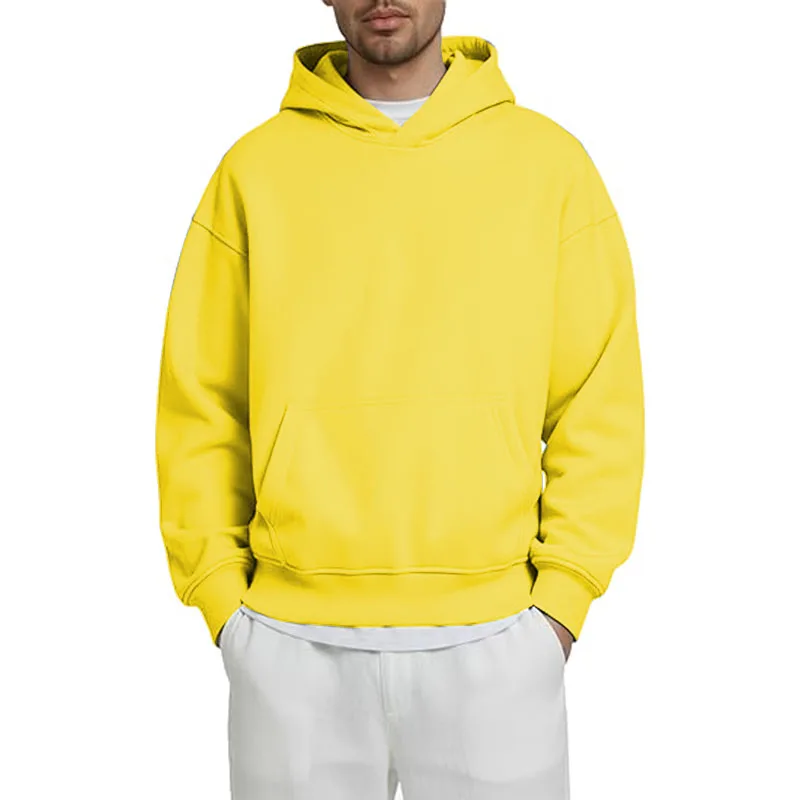 سويت شيرت رجالي بغطاء للرأس مبطن بالصوف