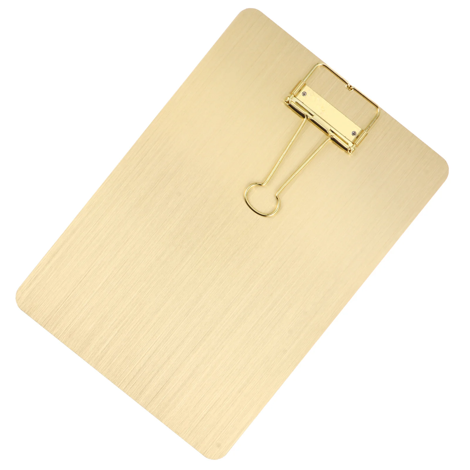 

A5 Clipboard Stainless Steel Paper Holder For Office School Document Stand Lightweight Metal Clip Multi-Purpose Record