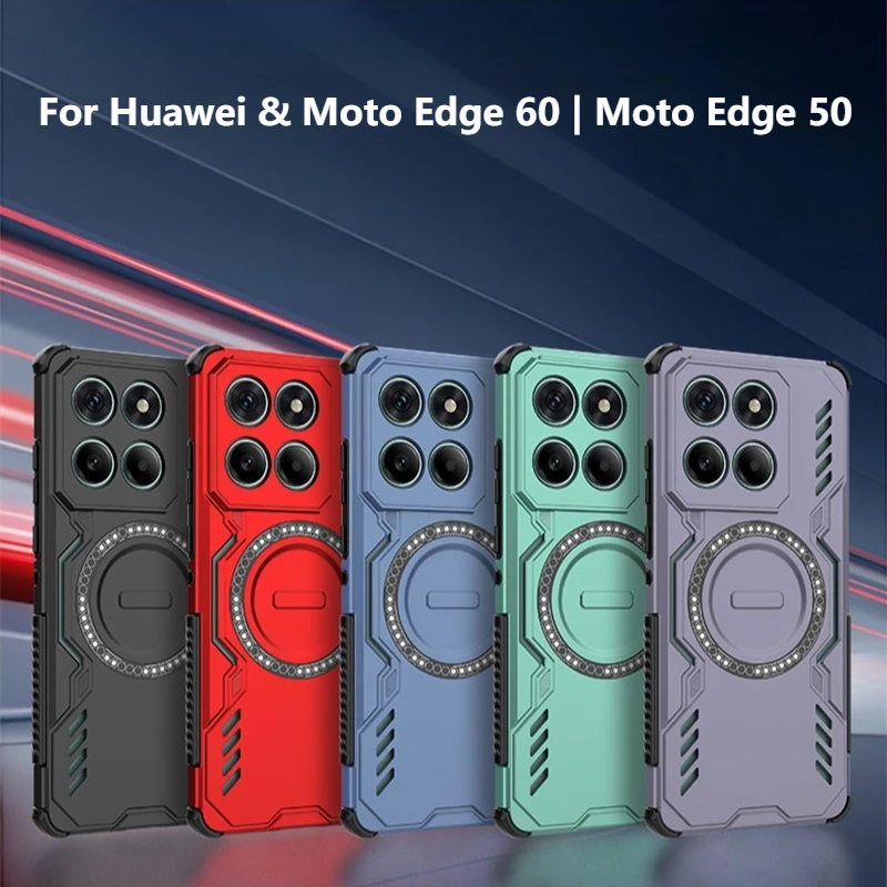 

Butterfly Armor Magnetic Case For Huawei & Moto Edge 60 / Moto Edge 50 Cooling & Shockproof Protective Cover