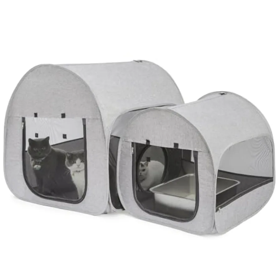 

Portable Cat Playpen Delivery Room Enclosure Postoperative Recovery House Design for Better Standing Foldable Pet Tent for Indo