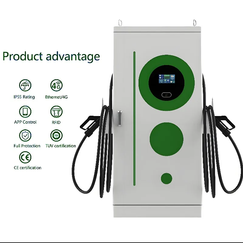 60kW 80kW New DC Fast Charger EV Car Station Ethernet/4G/Wifi Dc Electric Car Charger Ev Charging Station OCPP1.6J