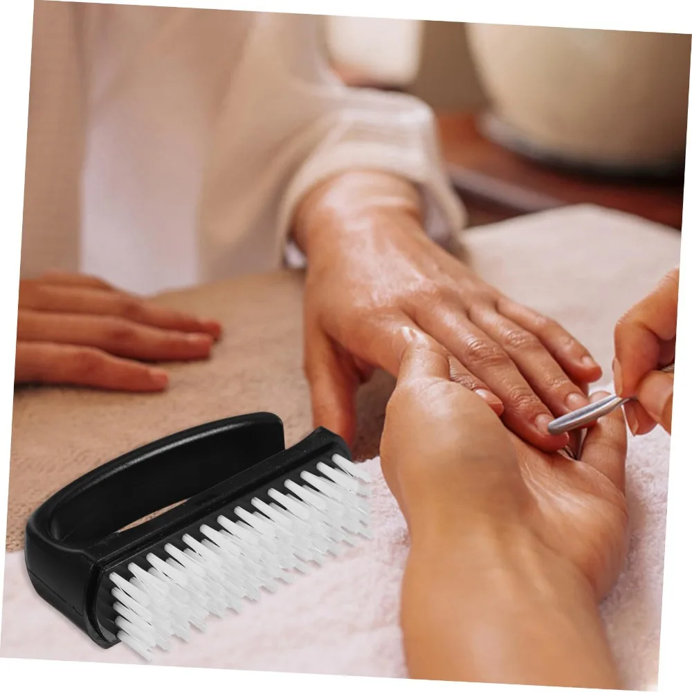 ネイルケア ネイルブラシ ダスト ソリッドカラー クリーニングブラシ 爪ツール 多機能爪スクラブブラシ ネイルメンテナンス