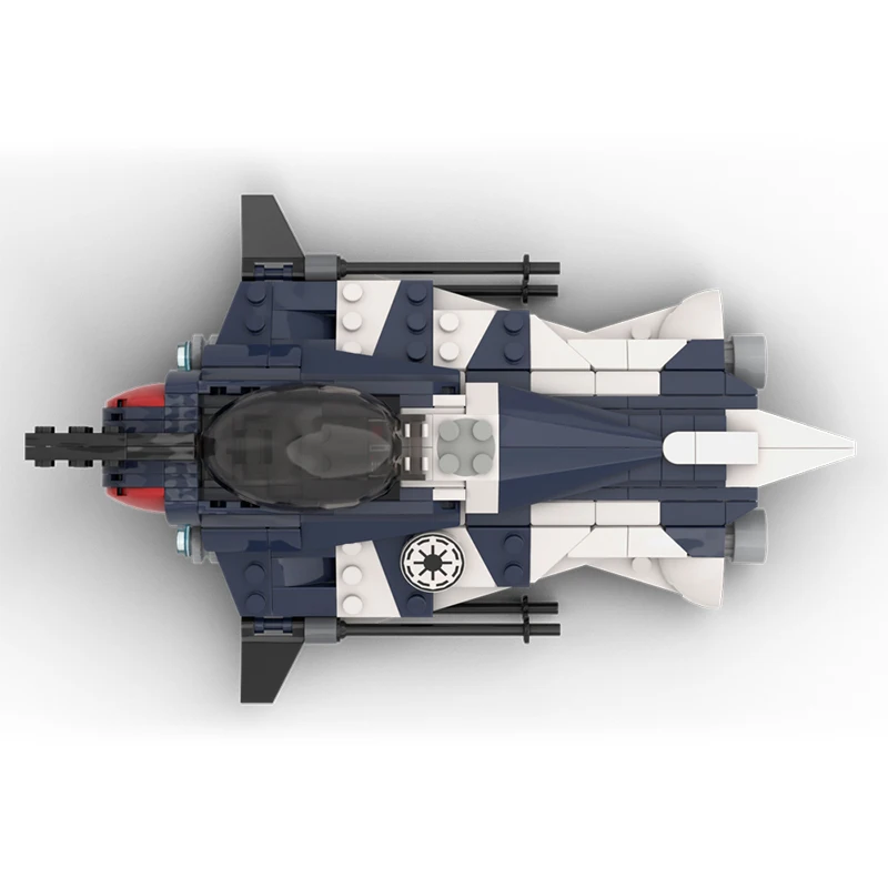 243PCS MOC-225957 Guerra spaziale L'angelo azzurro Building Block Modello tecnico Adulti Set di mattoni Regali creativi