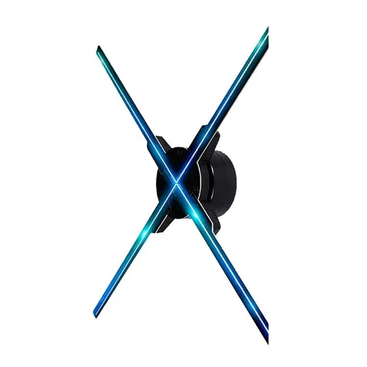 70Cm 3d holographic display shop bar high resolution lamp 3D holographic equipment fan other advertising equipment