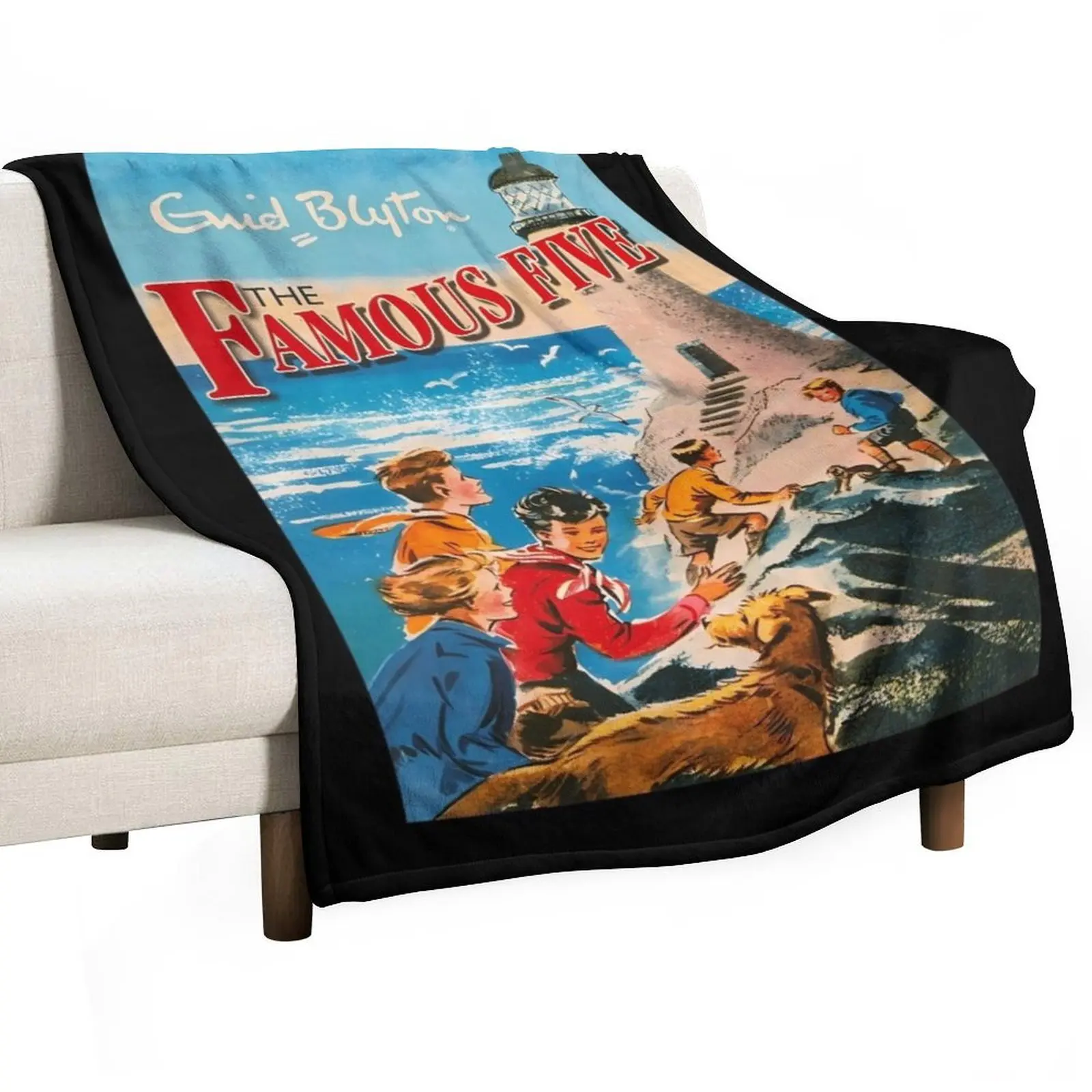 He Famous Five \t Throw Blanket Beach Polar bed plaid Decoratives Blankets