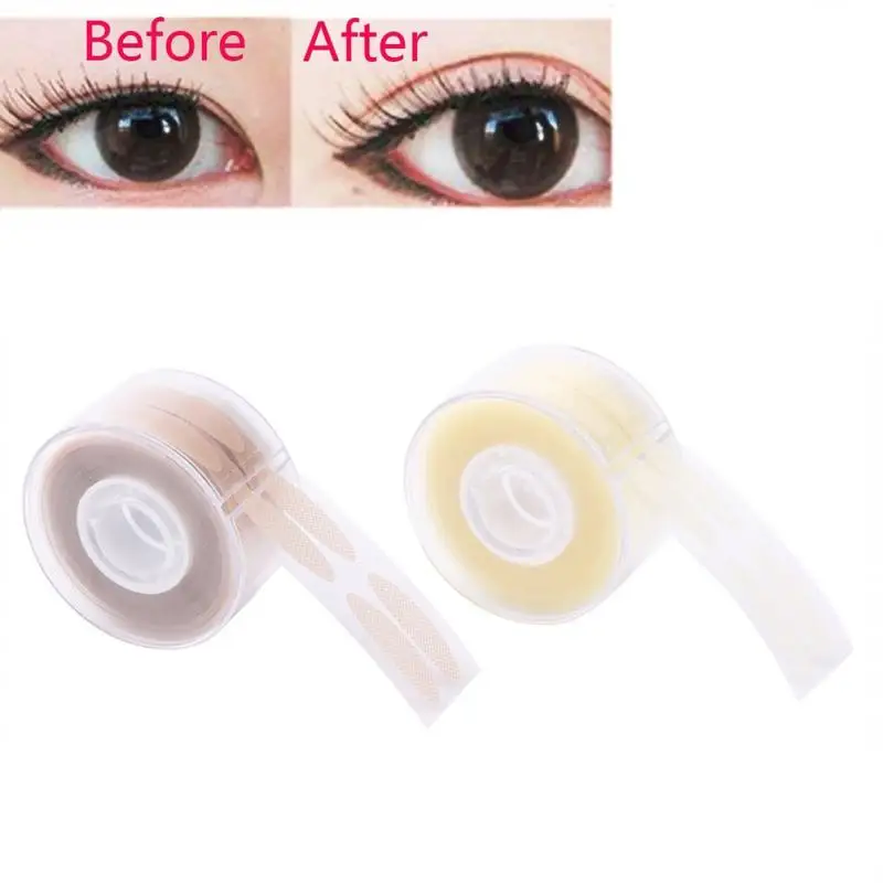 600 ชิ้น/กล่องสติกเกอร์เทปตาที่มองไม่เห็น Stiker Lace Eye Lift แถบ Double Eyelid เทปกาวสติกเกอร์แต่งหน้าเครื่องมือ