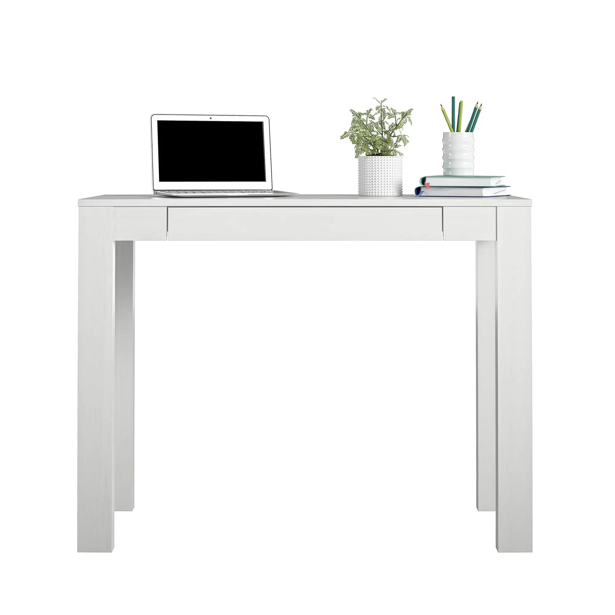 Parsons-Bureau minimaliste, blanc