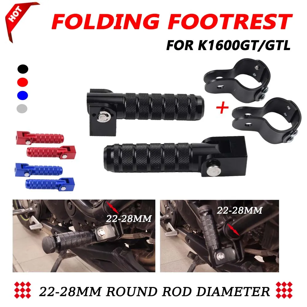 

Motorcycle Highway Footrest Folding Foot Pegs Pedals For BMW K1600GT K1600GTL K1600 K 1600 GT GTL 1600GT 1600GTL Accessories