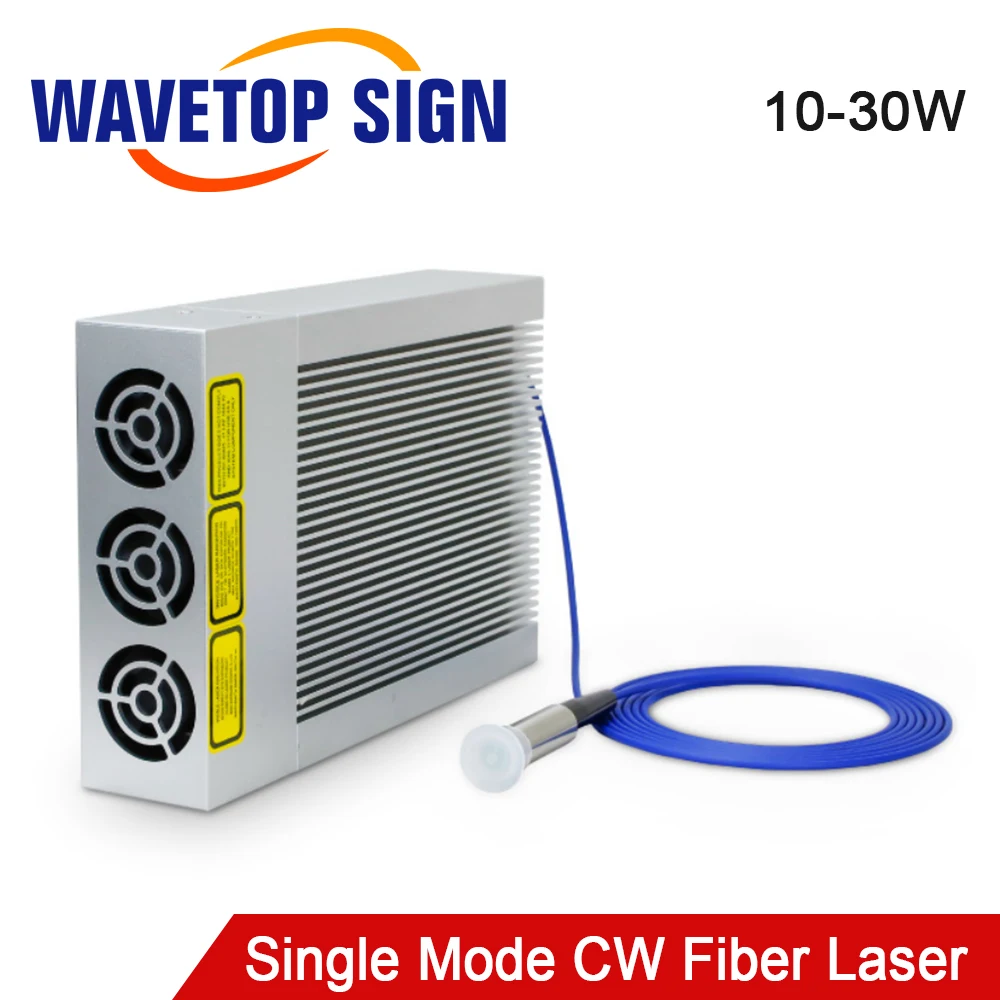 WaveTopSign MAX MFSC 10-30W Single Mode CW Fiber Laser Source for Fiber Laser Marking Cutting Machine