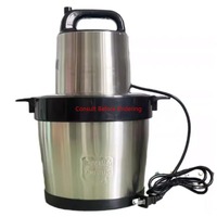 6L Household Commercial Multi-Functional Stainless Steel Large Capacity Meat Grinder Electric Stirring Cooking Machine