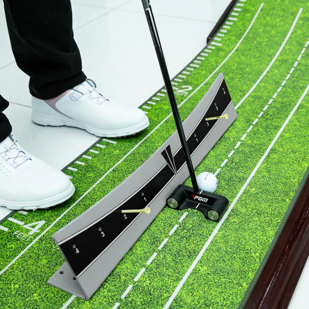 PGM Golf Putter Trainer Putter Track Balance Exerciser Putter Plate Calibrates The Putter Track Putting Board Trajectory